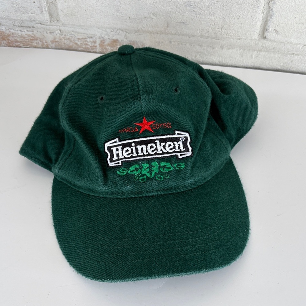 Heineken Green Baseball Cap Faded